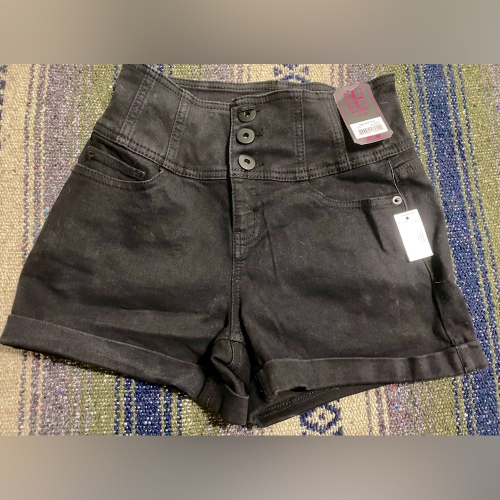 NWT Black NOBO High Rise Shorts